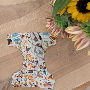 Bella Luna OS Pocket Cloth Diaper | Safari Print